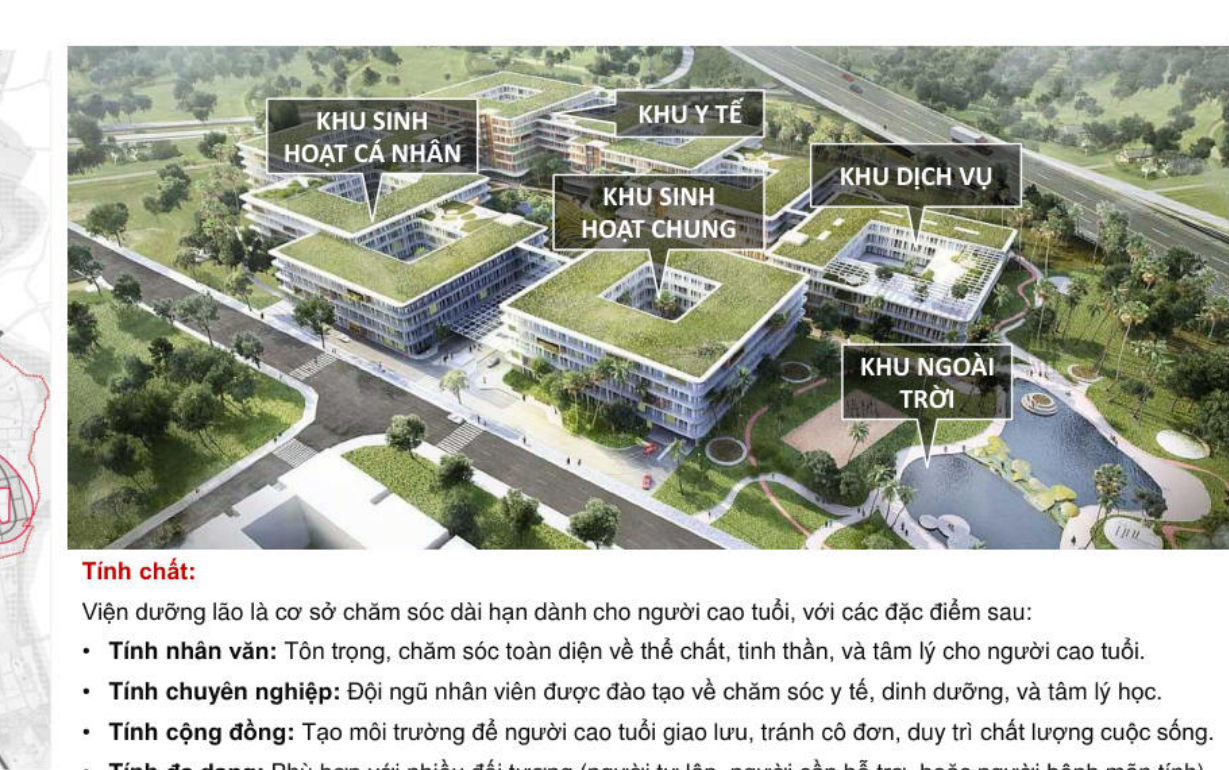 Khu dưỡng lão khoảng 30 ha